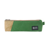 文具用品創(chuàng  )意進(jìn)口牛皮紙筆袋 個(gè)性清新格子文具袋鉛筆袋可定制